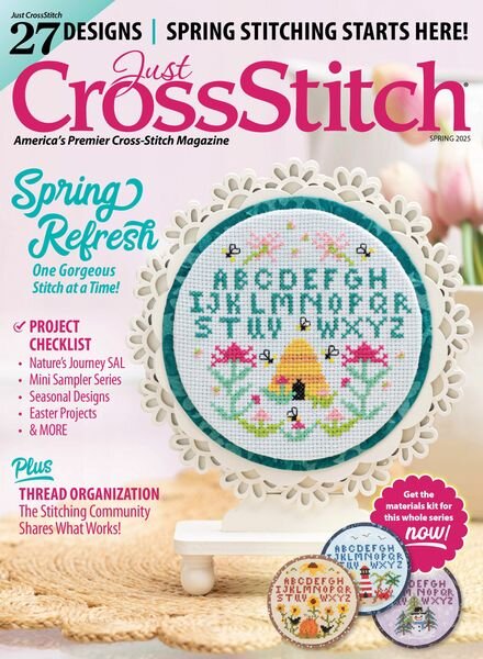 Just CrossStitch – Spring 2025 Cover