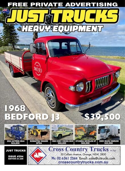 Just Trucks & Heavy Equipment – January 2025 Cover