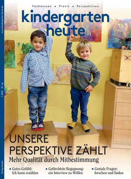 Kindergarten Heute – Nr 1 2025 Cover
