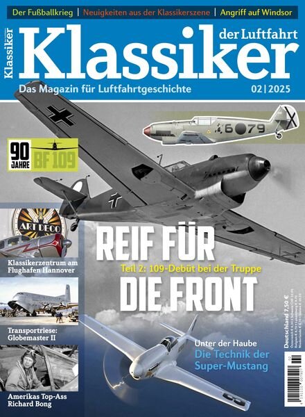Klassiker der Luftfahrt – Februar 2025 Cover