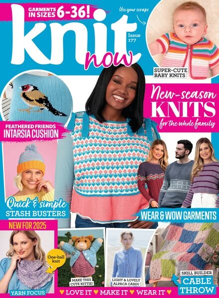 Knit Now – Issue 177 2025 Cover