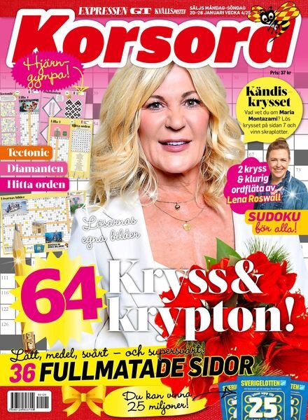 Korsord – 20 Januari 2025 Cover