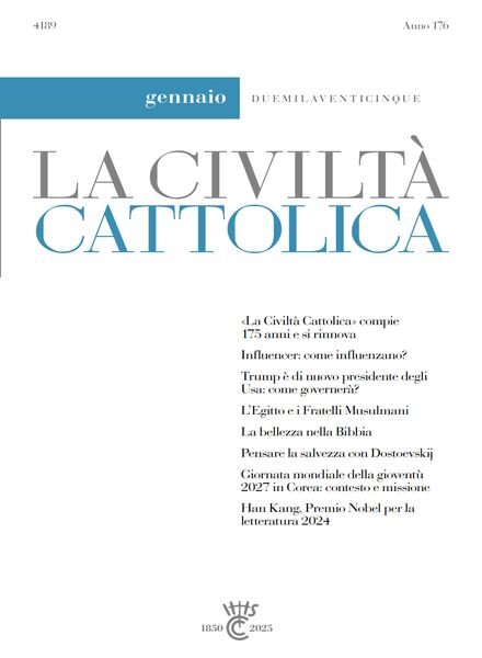 La Civilta Cattolica – 9 Gennaio 2025 Cover