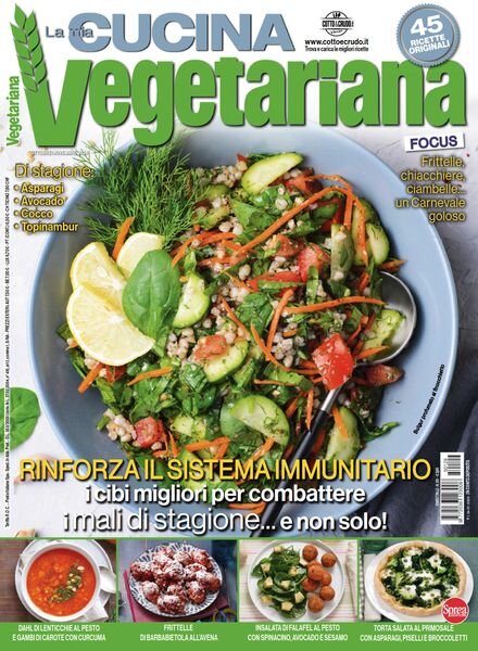 La Mia Cucina Vegetariana – Febbraio 2025 Cover