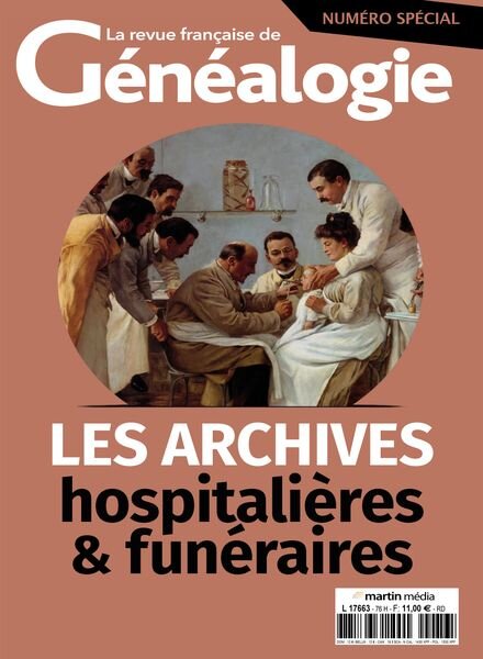 La Revue francaise de Genealogie – Hors-Serie N 76 – Janvier 2025 Cover
