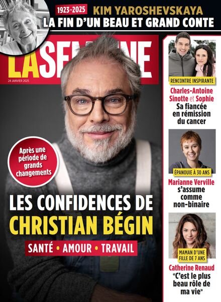 La Semaine – 24 Janvier 2025 Cover