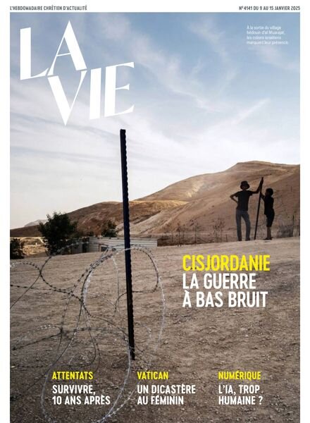 La Vie – 9 Janvier 2025 Cover
