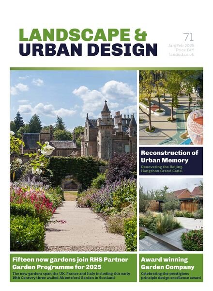 Landscape & Urban Design – January-February 2025 Cover