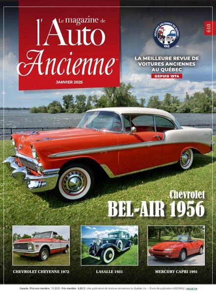L’Auto Ancienne – Janvier 2025 Cover