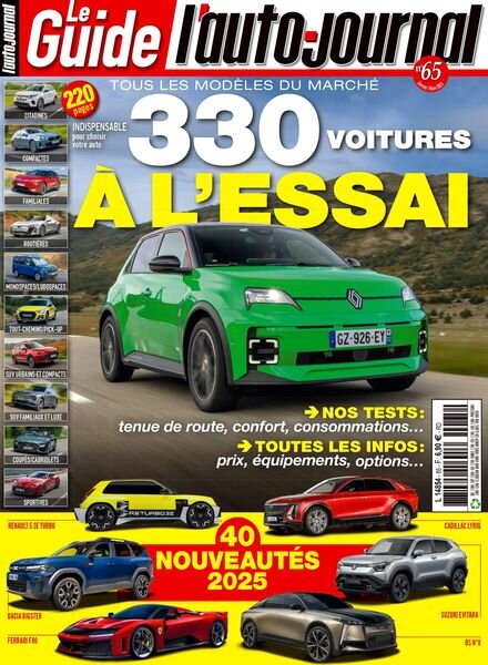 L’Auto-Journal Le Guide – Janvier-Fevrier-Mars 2025 Cover