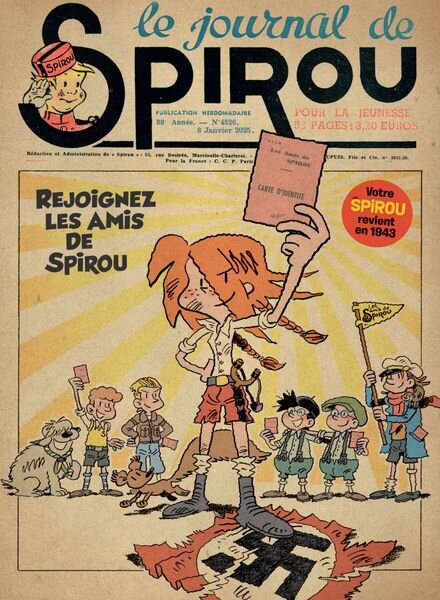 Le Journal de Spirou – 8 Janvier 2025 Cover