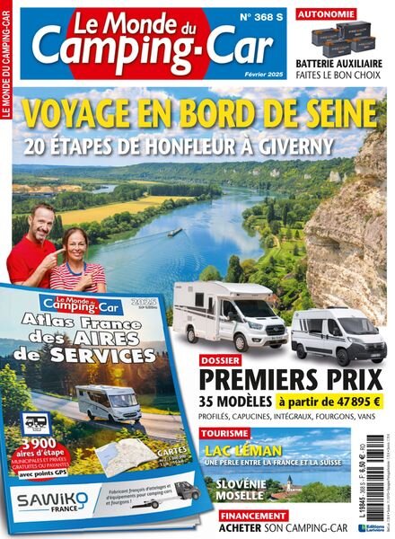 Le Monde du Camping-Car – Fevrier 2025 Cover