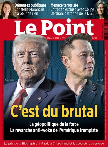 Le Point – 23 Janvier 2025 Cover