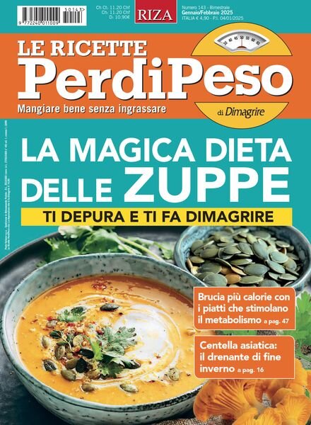 Le Ricette PerdiPeso – Gennaio 2025 Cover
