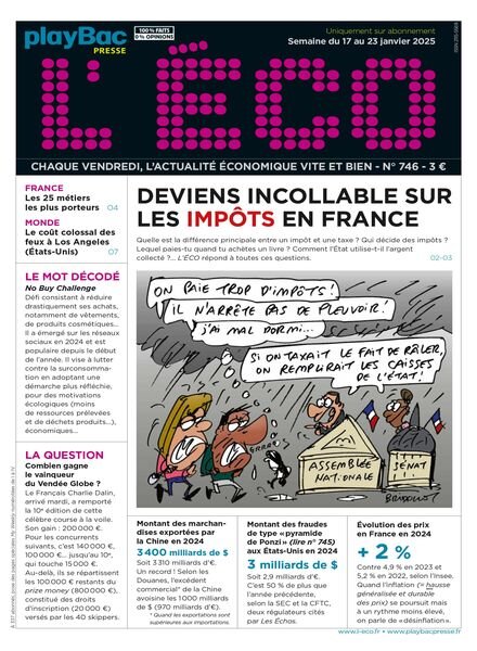 L’eCO – 17 Janvier 2025 Cover