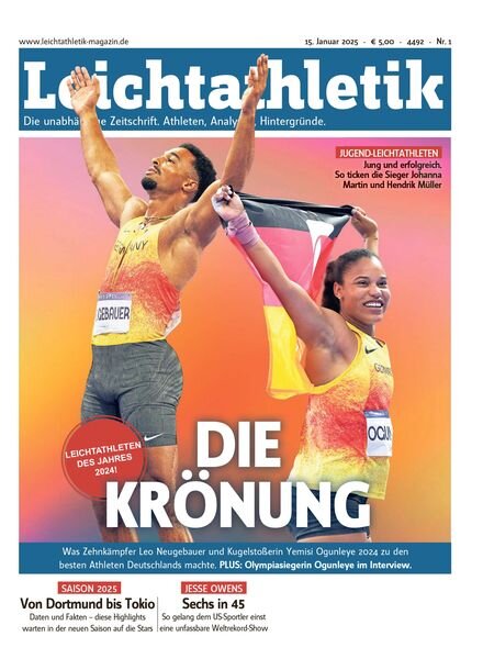 Leichtathletik – 15 Januar 2025 Cover