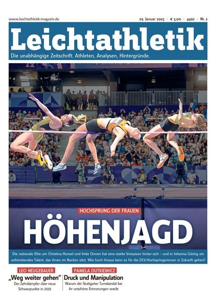 Leichtathletik – 28 Januar 2025 Cover