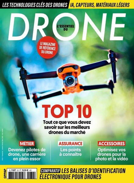 L’Essentiel du Drone – Janvier-Fevrier-Mars 2025 Cover