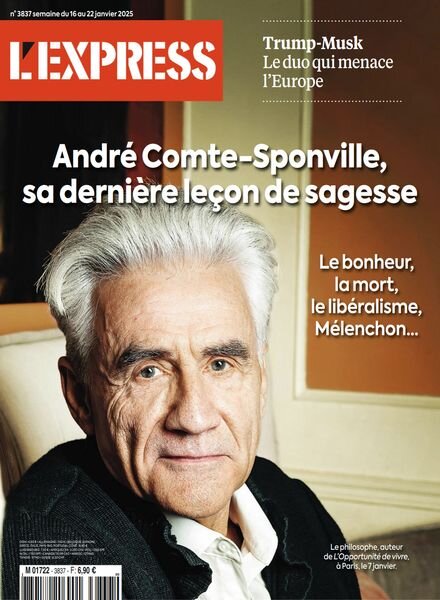 L’Express – 16 Janvier 2025 Cover