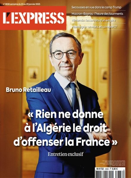 L’Express – 22 Janvier 2025 Cover