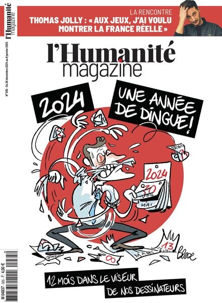 L’Humanite Magazine – 26 Decembre 2024 Cover