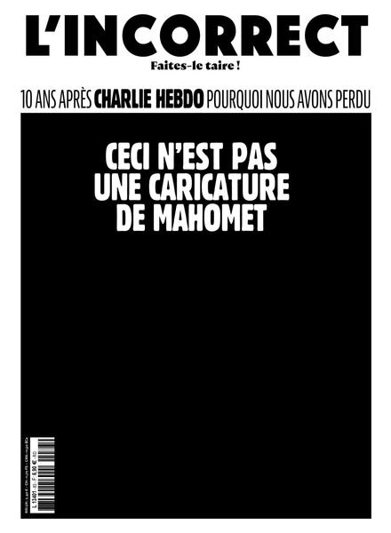 L’Incorrect – Janvier 2025 Cover