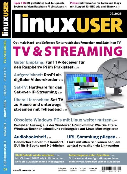 LinuxUser – Februar 2025 Cover