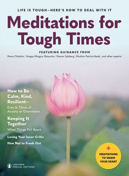 Lion’s Roar Special Edition – Meditations for Tough Times 2022 Cover