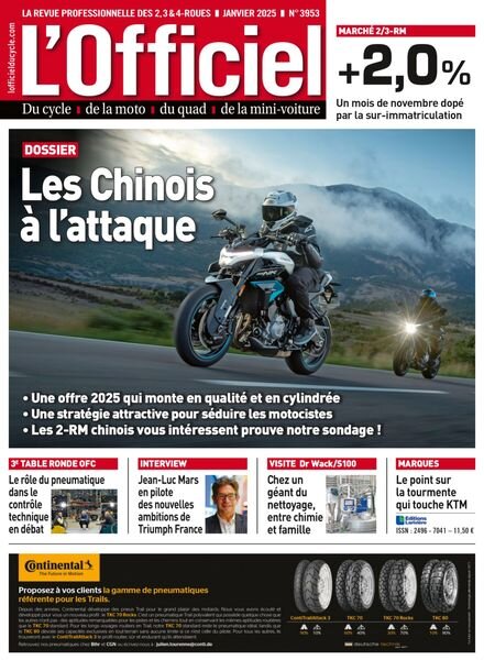 L’Officiel du Cycle – Janvier 2025 Cover