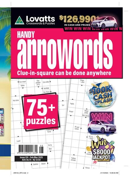 Lovatts Handy Arrowords – Issue 124 2025 Cover