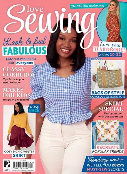 Love Sewing – January 2025 Cover