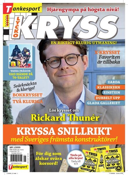 Lyckokryss – 8 Januari 2025 Cover