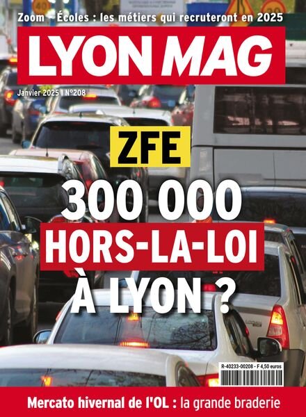 Lyon Mag – Janvier 2025 Cover