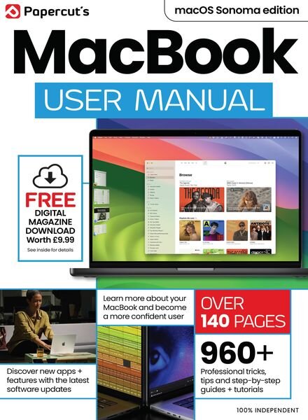 MacBook User Manual – January 2025 Cover