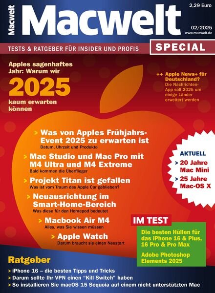 Macwelt Special – Februar 2025 Cover