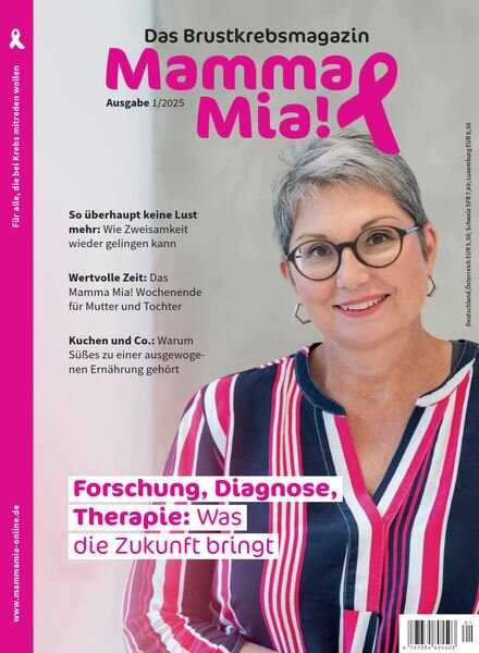 Mamma Mia! Brustkrebsmagazin – Nr 1 2025 Cover