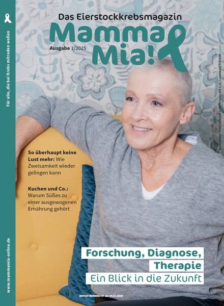 Mamma Mia! Eierstockkrebsmagazin – Nr 1 2025 Cover
