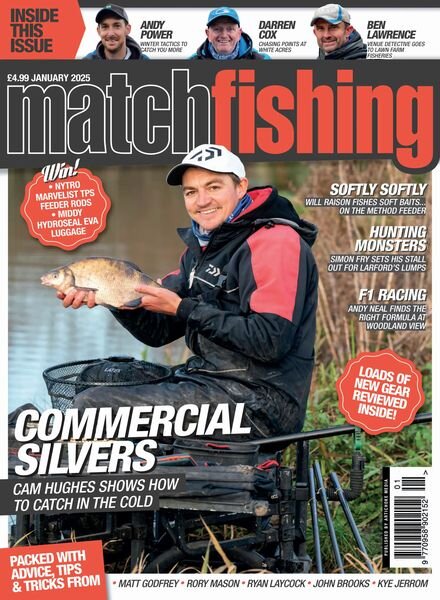 Match Fishing – January 2025 Cover