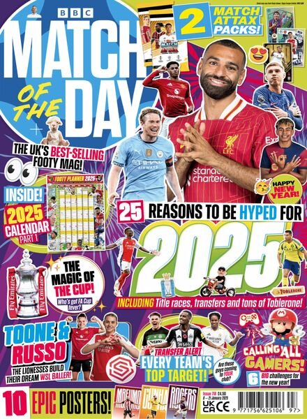 Match of the Day – 8 January 2025 Cover