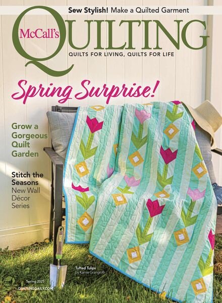 McCall’s Quilting – Spring 2025 Cover