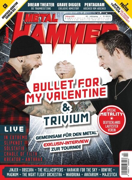 Metal Hammer Germany – Februar 2025 Cover