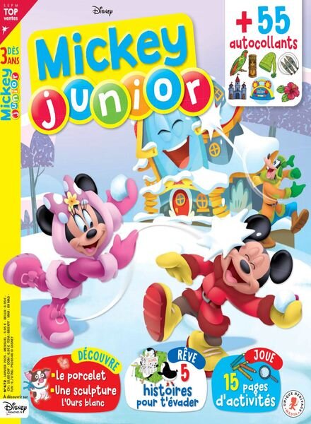 Mickey Junior – Janvier 2025 Cover