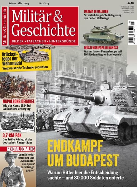 Militar & Geschichte – Februar-Marz 2025 Cover