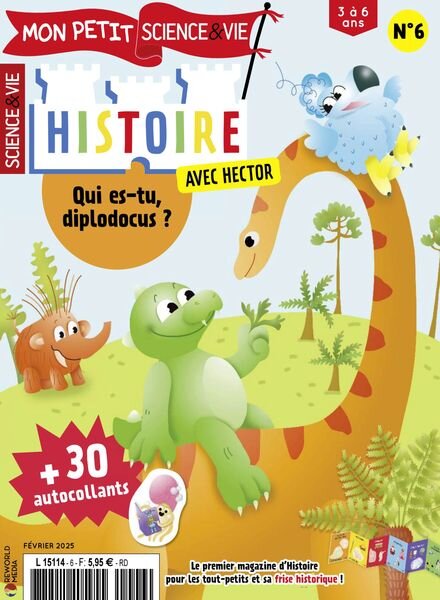 Mon Petit Science & Vie Histoire – Fevrier 2025 Cover