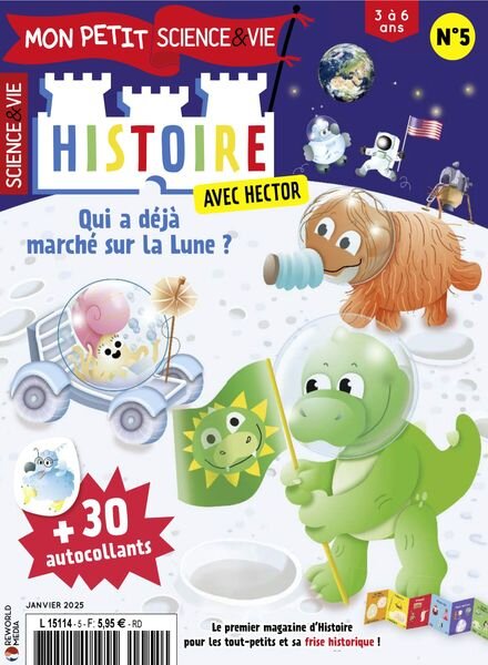 Mon Petit Science & Vie Histoire – Janvier 2025 Cover