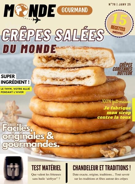Monde Gourmand – Janvier 2025 Cover