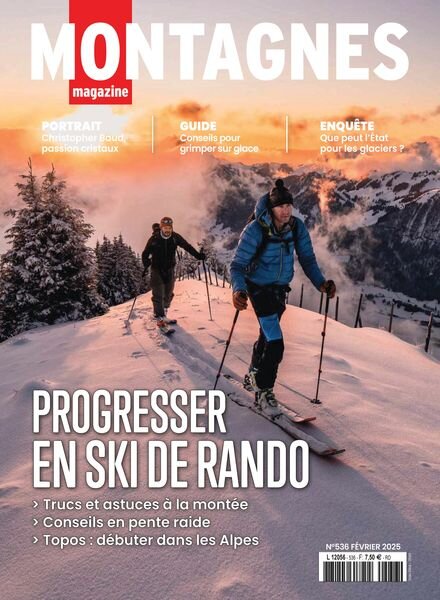 Montagnes Magazine – Fevrier 2025 Cover