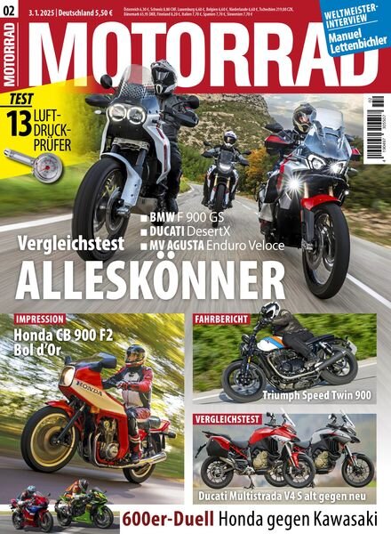 Motorrad – 2 Januar 2025 Cover