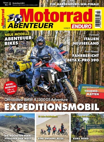 Motorrad Abenteuer – Februar 2025 Cover