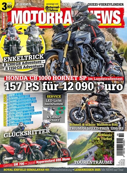 Motorrad News – Februar 2025 Cover